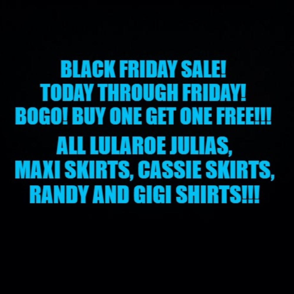 LuLaRoe BOGO- Buy One Get One Free